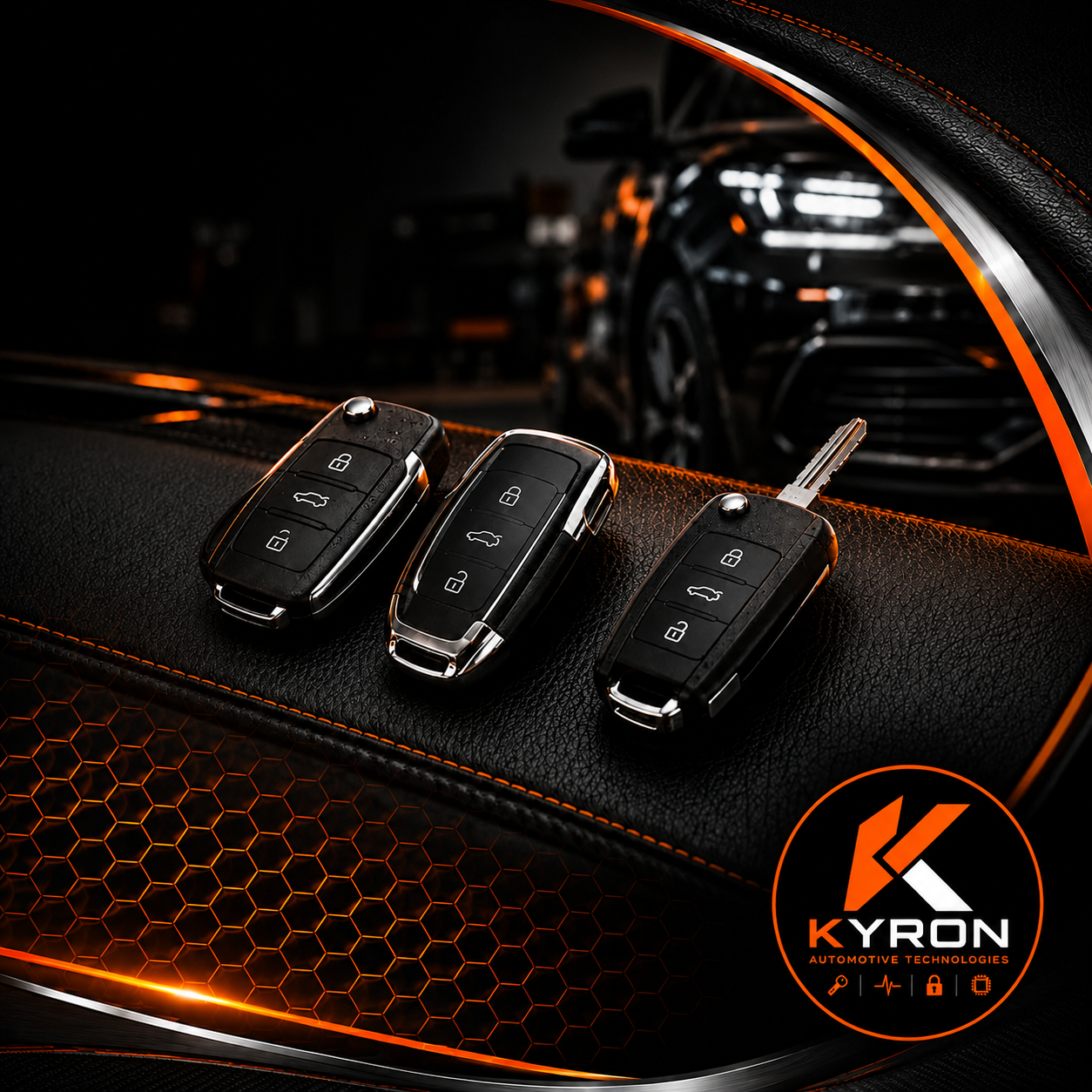 Spare and Replacement car keys by KYRON Automotive Technologies